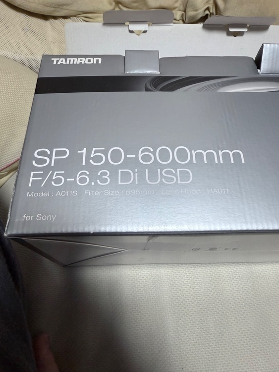 A011S SP 150-600mm F/5-6.3 Di USD SONY（カメラ）の商品画像 - 査定依頼日：2025年12月11日 - 最高査定価格：52,000円