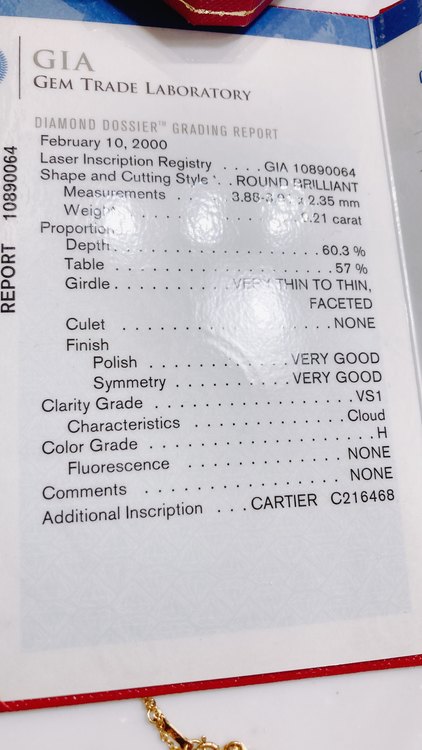 カルティエプラチナリングダイヤ入り（金・貴金属）の商品画像 - 査定依頼日：2023年6月20日 - 最高査定価格：400,000円