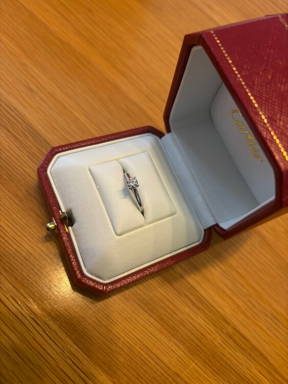 カルティエソリテール1895（宝石）の商品画像 - 査定依頼日：2025年1月7日 - 最高査定価格：63,000円