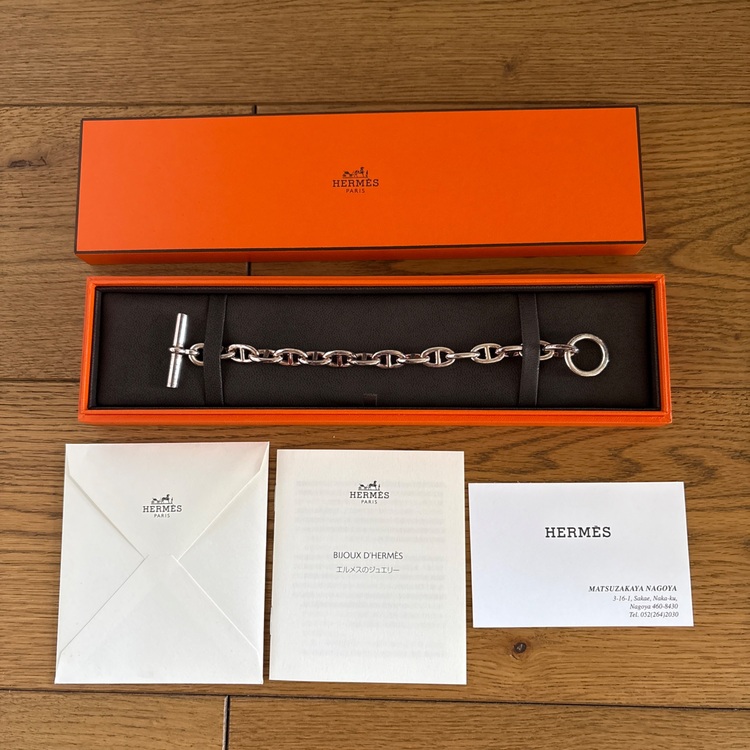 エルメスシェーヌダンクルブレスレット（金・貴金属）の商品画像 - 査定依頼日：2025年9月12日 - 最高査定価格：250,000円