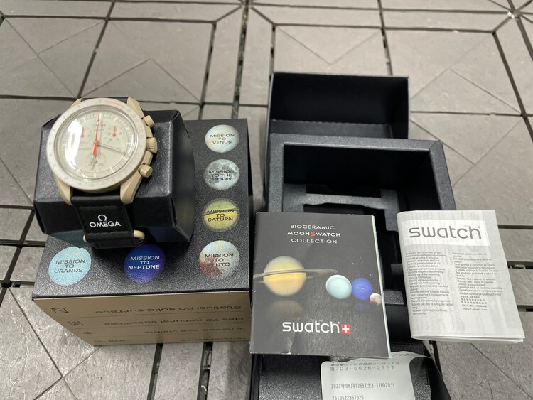 OMEGAxSWATCH MOONSWATCH（高級時計）の商品画像 - 査定依頼日：2025年1月10日 - 最高査定価格：35,000円