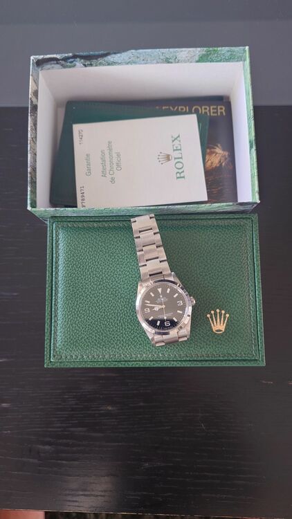 ロレックス エクスプローラー 114270（高級時計）の商品画像 - 査定依頼日：2025年11月22日 - 最高査定価格：1,000,000円
