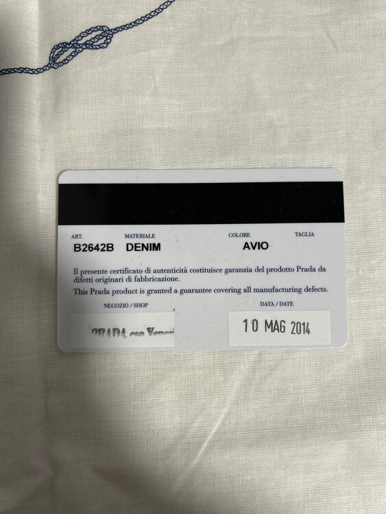 カナパ　B2642B DENIM AVIO（ブランドバッグ）の商品画像 - 査定依頼日：2025年1月22日 - 最高査定価格：18,000円