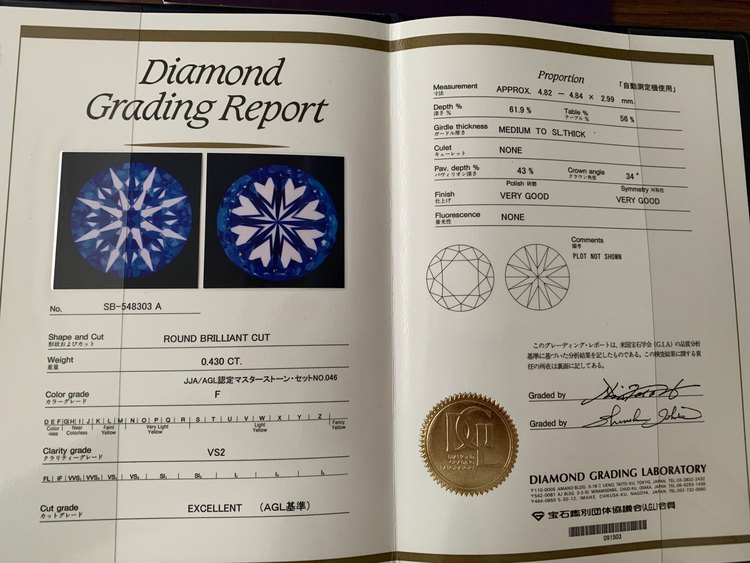 プラチナ1000 ダイヤモンドリング（宝石）の商品画像 - 査定依頼日：2022年9月30日 - 最高査定価格：40,000円