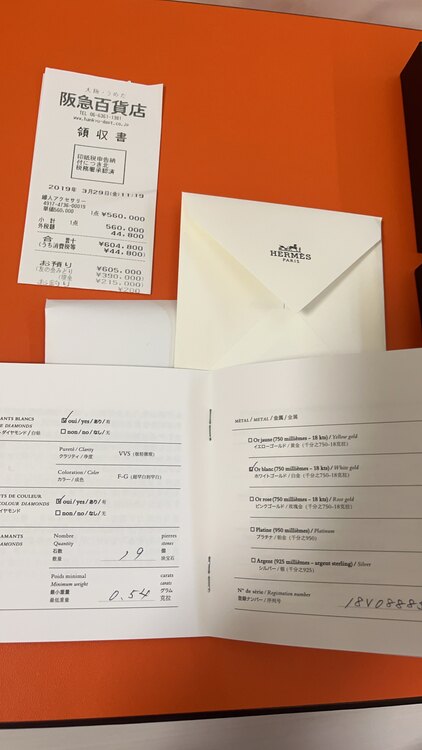 エルメス　フィネス　ダイヤモンドネックレス（宝石）の商品画像 - 査定依頼日：2024年12月11日 - 最高査定価格：350,000円