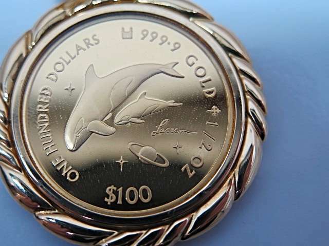 クック諸島 0.5オンス 100ドル金貨（金・貴金属）の商品画像 - 査定依頼日：2024年11月14日 - 最高査定価格：320,000円