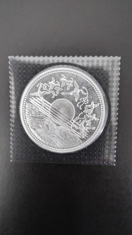 天皇陛下御在位60年記念 1万円銀貨（金・貴金属）の商品画像 - 査定依頼日：2025年7月22日 - 最高査定価格：5,000円