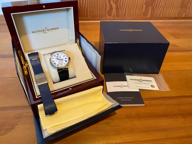 その他 その他 ユリスナルダン　マリンクロノメーター　1183-126（高級時計）の商品画像 - 査定依頼日：2025年3月26日 - 最高査定価格：350,000円