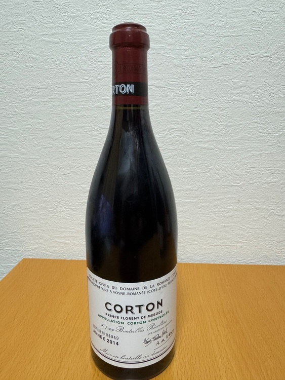CORTON2014（お酒）の商品画像 - 査定依頼日：2025年8月19日 - 最高査定価格：350,000円