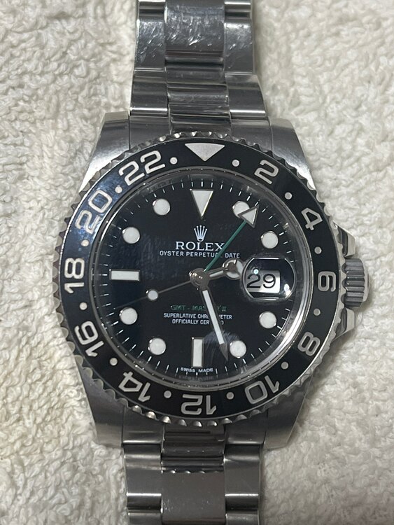 ロレックス GMTマスター 116710L（高級時計）の商品画像 - 査定依頼日：2024年12月11日 - 最高査定価格：1,750,000円