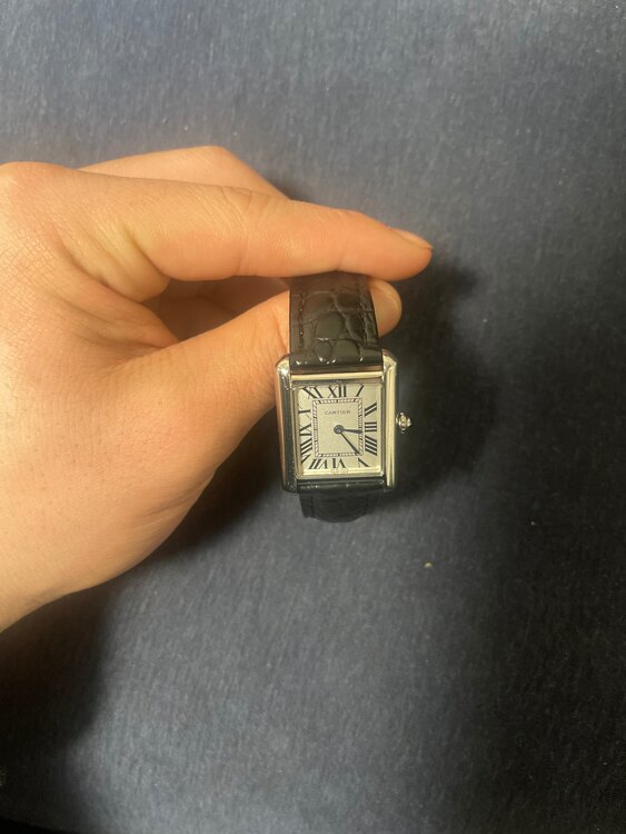 カルティエ マストタンク アクアリーノ文字盤 MM シルバー シルバー レディー（高級時計）の商品画像 - 査定依頼日：2025年2月12日 - 最高査定価格：270,000円