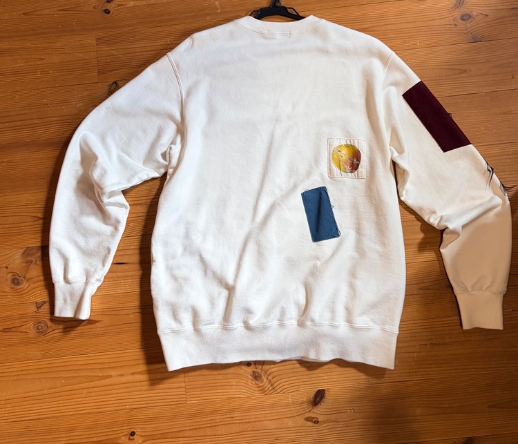 ランダムプリントパッチスウェット（古着・ファッション）の商品画像 - 査定依頼日：2026年2月14日 - 最高査定価格：100,000円