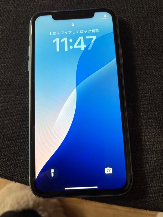 色はブルーです（スマホ）の商品画像 - 査定依頼日：2026年1月20日 - 最高査定価格：12,000円