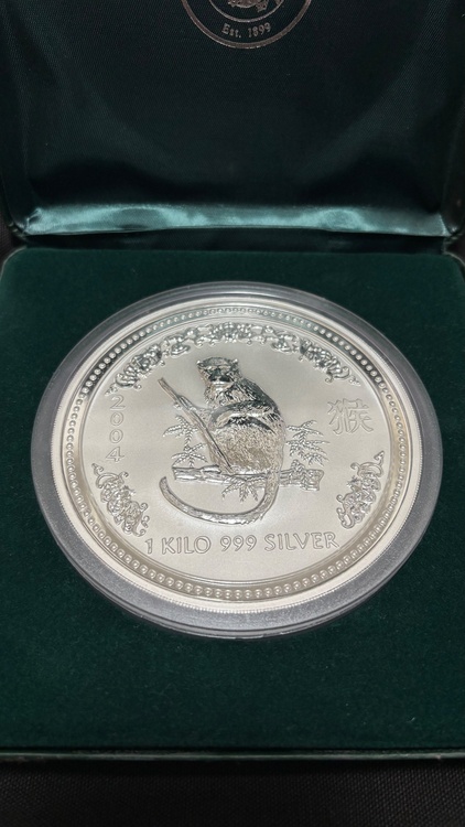 オーストラリア 干支銀貨 2004（金・貴金属）の商品画像 - 査定依頼日：2026年8月27日 - 最高査定価格：100,000円