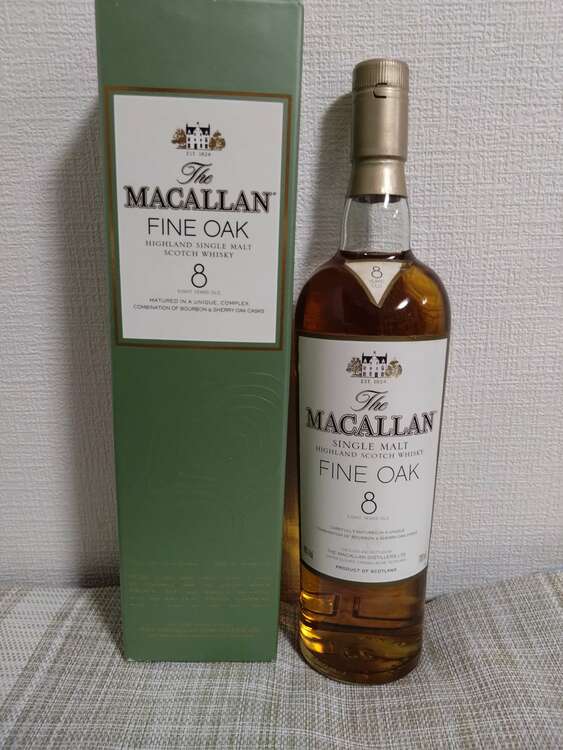 マッカランファインオーク8年（お酒）の商品画像 - 査定依頼日：2025年4月11日 - 最高査定価格：17,000円