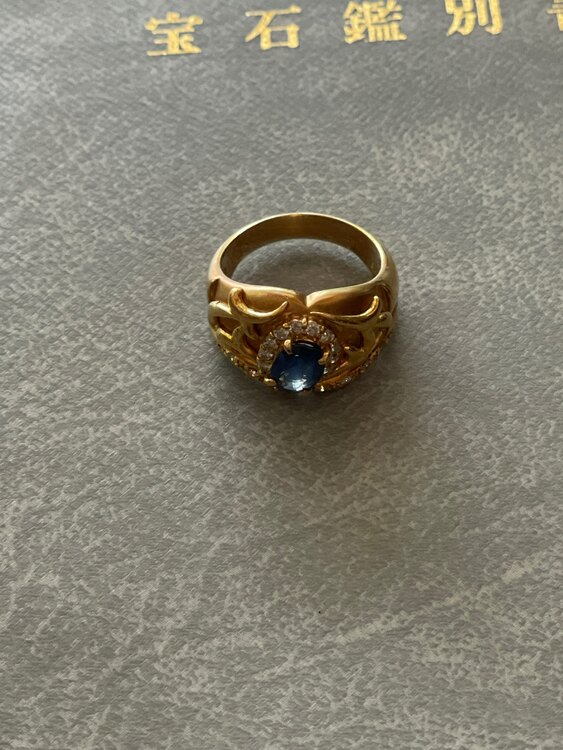 サファイア指輪（金・貴金属）の商品画像 - 査定依頼日：2025年5月16日 - 最高査定価格：180,000円