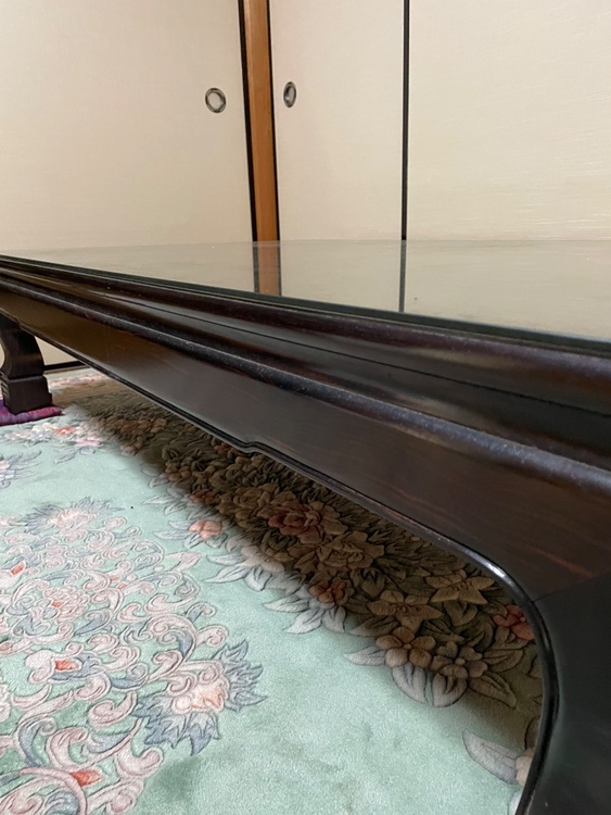 黒檀　机（美術品・骨董品）の商品画像 - 査定依頼日：2025年12月19日 - 最高査定価格：500円