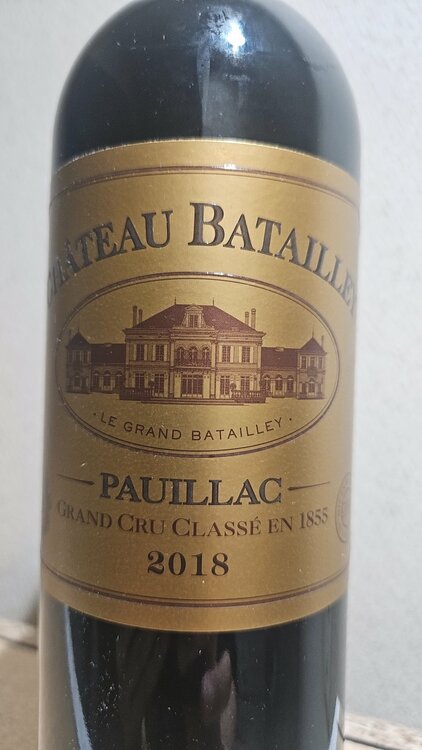 シャトー・BATAILLEY（お酒）の商品画像 - 査定依頼日：2026年4月8日 - 最高査定価格：5,000円
