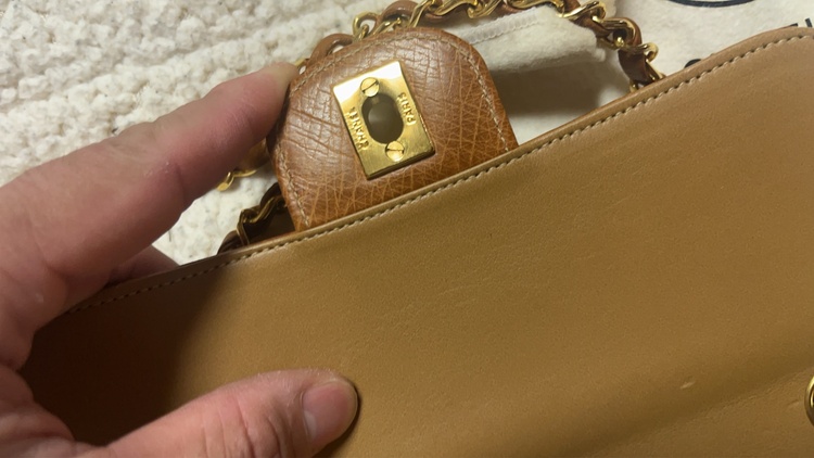 SH018 - CHANEL Vintage Brown Ostrichskin（ブランドバッグ）の商品画像 - 査定依頼日：2026年5月5日 - 最高査定価格：250,000円