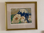 片岡球子　青富士献花（美術品・骨董品）の商品画像 - 査定依頼日：2026年6月25日 - 最高査定価格：5,000円