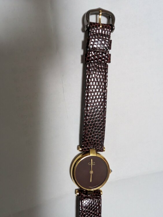 マスト ヴァンドーム ヴェルメイユ（ボルドー文字盤）（高級時計）の商品画像 - 査定依頼日：2026年2月25日 - 最高査定価格：120,000円