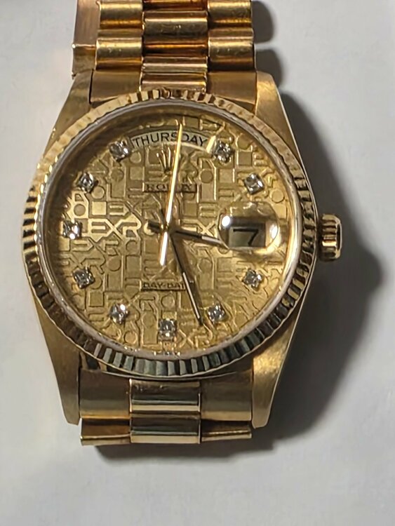 ロレックス デイデイト R571074 18038（高級時計）の商品画像 - 査定依頼日：2025年12月12日 - 最高査定価格：2,700,000円