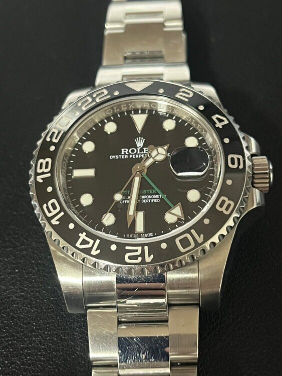 ロレックス GMTマスター 116710Ln（高級時計）の商品画像 - 査定依頼日：2025年3月2日 - 最高査定価格：1,800,000円