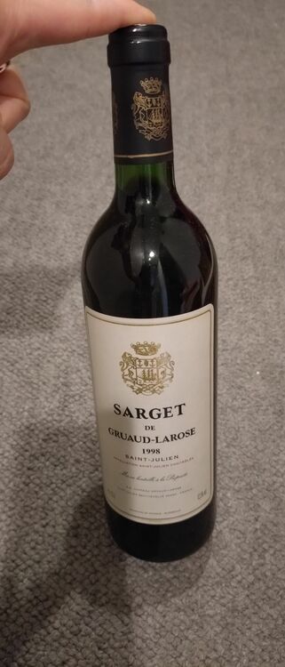 SARGET（お酒）の商品画像 - 査定依頼日：2025年6月14日 - 最高査定価格：4,000円