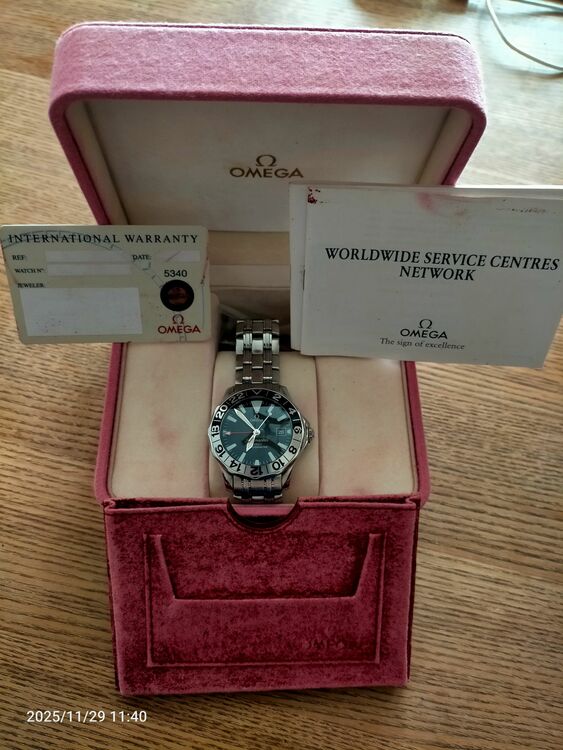 オメガ シーマスター GMT2534（高級時計）の商品画像 - 査定依頼日：2025年11月29日 - 最高査定価格：320,000円