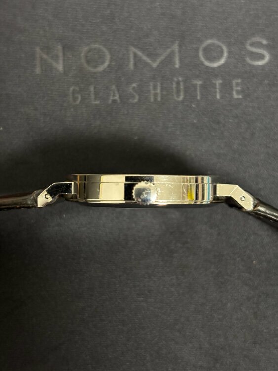 NOMOS　タンジェント　ネオマティック 39 シルバーカット（高級時計）の商品画像 - 査定依頼日：2026年3月3日 - 最高査定価格：140,000円