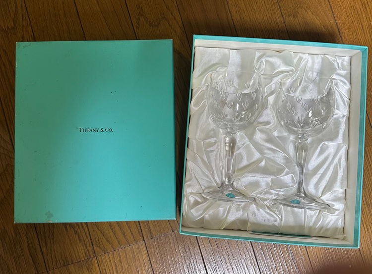 ティファニーワイングラス（食器）の商品画像 - 査定依頼日：2025年9月11日 - 最高査定価格：1,100円