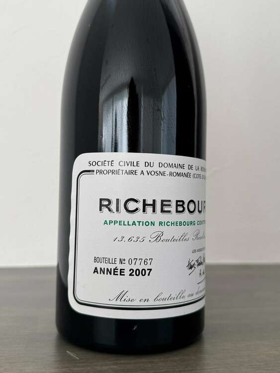 RICHEBOURG（お酒）の商品画像 - 査定依頼日：2024年12月15日 - 最高査定価格：370,000円