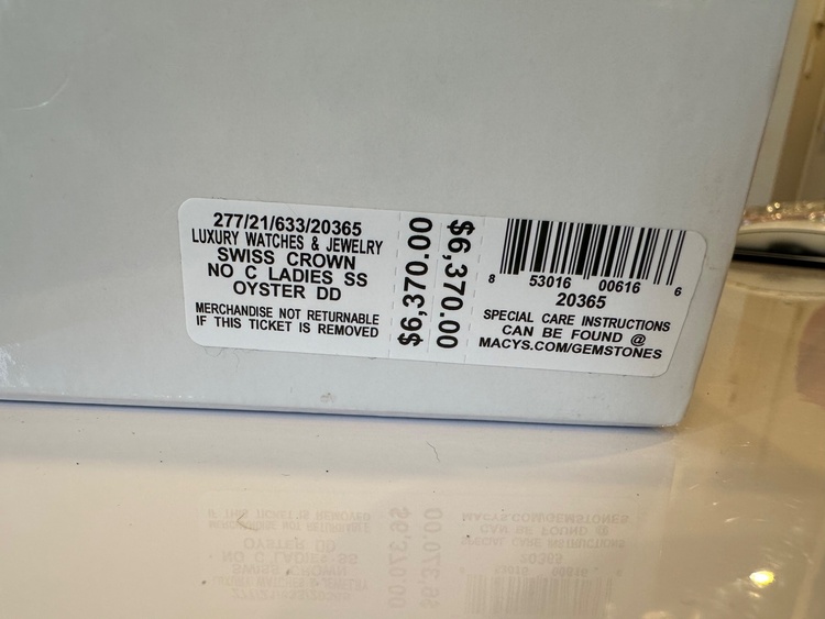 ロレックス パーペチュアルデイト 69190（高級時計）の商品画像 - 査定依頼日：2026年4月5日 - 最高査定価格：900,000円