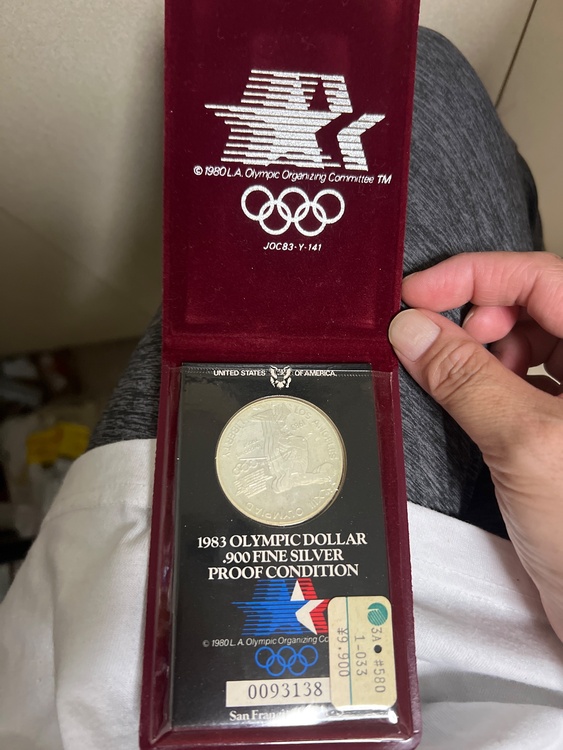 1983年ロサンゼルスオリンピック記念銀貨（金・貴金属）の商品画像 - 査定依頼日：2026年7月13日 - 最高査定価格：5,000円