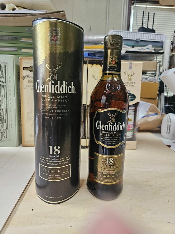 Glenfiddich 18（お酒）の商品画像 - 査定依頼日：2025年7月3日 - 最高査定価格：8,500円