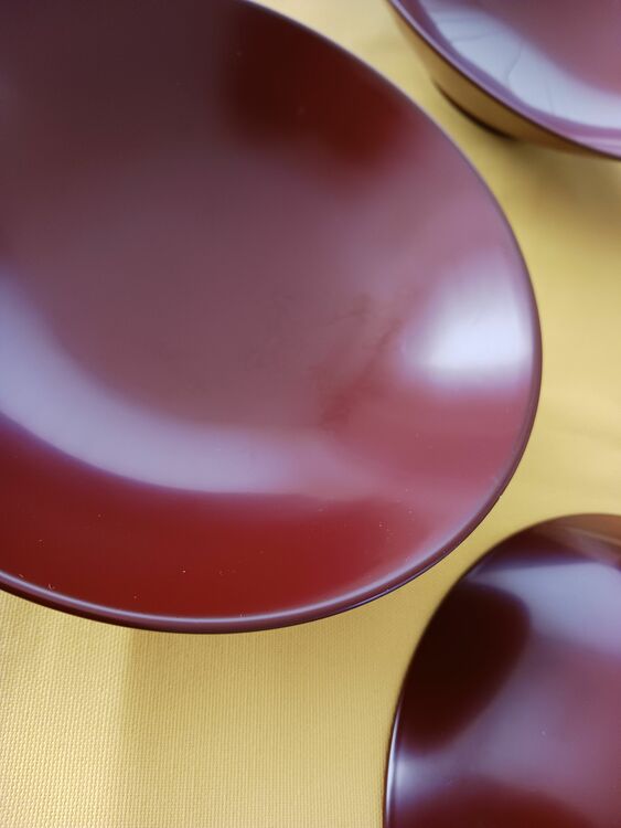 【越前漆器】輪花取り皿６寸　天然木 10枚組　（食器）の商品画像 - 査定依頼日：2025年8月21日 - 最高査定価格：2,000円