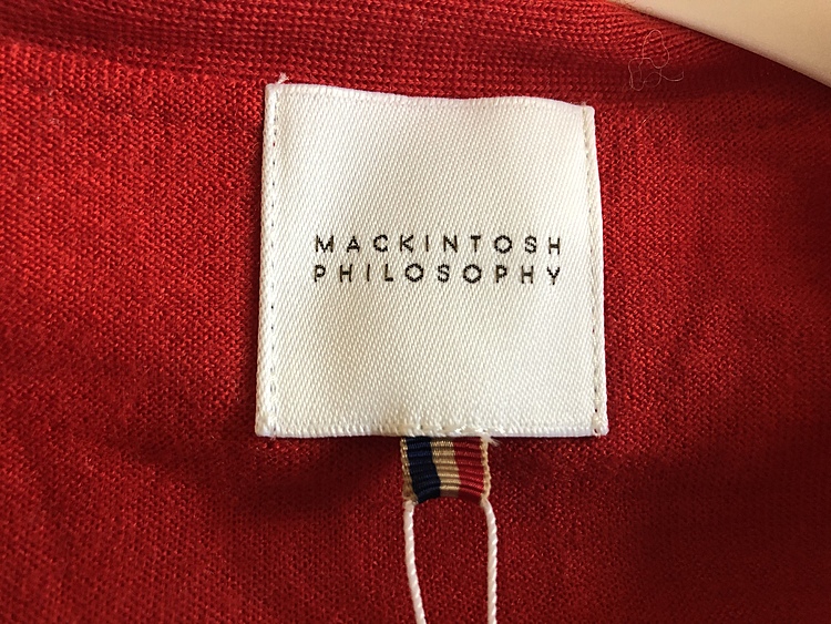 【新品】MACKINTOSH PHILOSOPHY カーディガン（古着・ファッション）の商品画像 - 査定依頼日：2020年2月8日