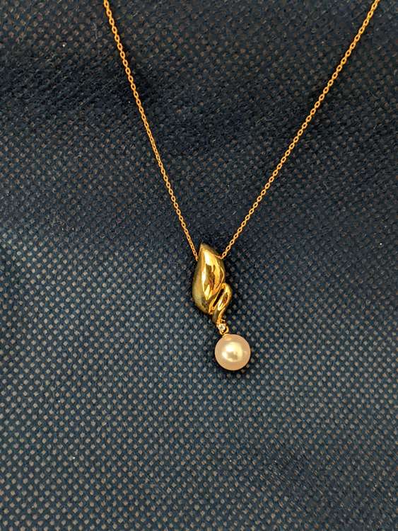 タサキ K18  真珠 ダイヤモンドネックレス YG パールダイヤモンド （金・貴金属）の商品画像 - 査定依頼日：2023年1月7日 - 最高査定価格：30,000円