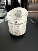 エマニュエル・ルジェ　ヴォーヌロマネ　クロパラントｳー　2004 （お酒）の商品画像 - 査定依頼日：2026年1月8日 - 最高査定価格：200,000円