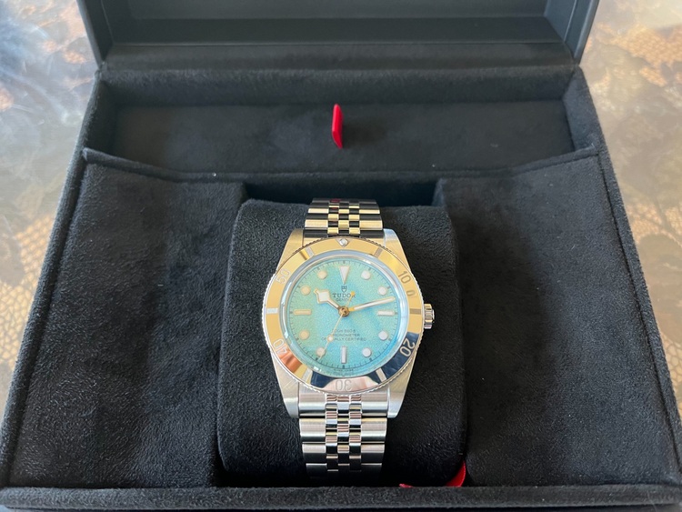 ブラックベイ54ラグーンブルー（高級時計）の商品画像 - 査定依頼日：2025年9月20日 - 最高査定価格：700,000円