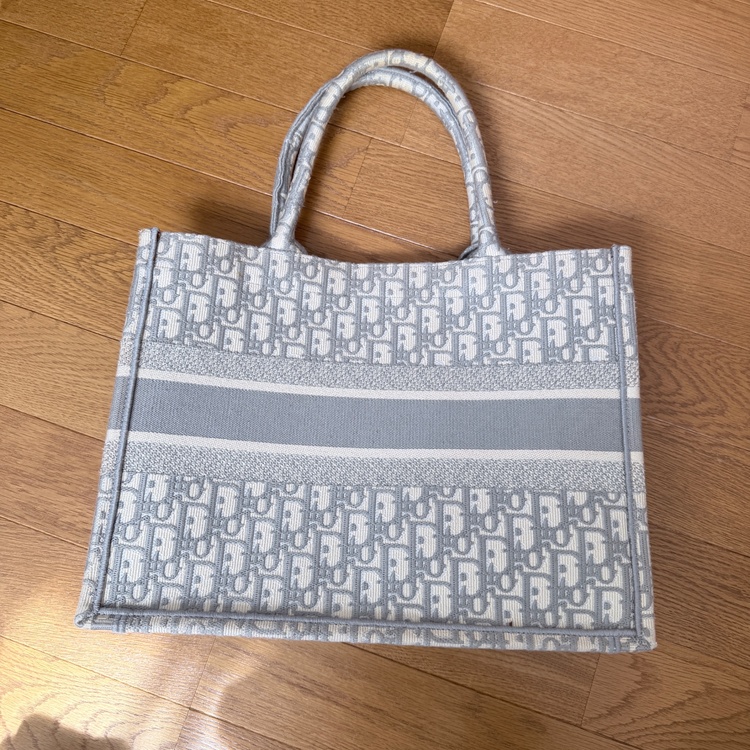 Christian Dior ディオール ブックトート オブリーク ジャカード グレー（ブランドバッグ）の商品画像 - 査定依頼日：2026年9月21日 - 最高査定価格：120,000円