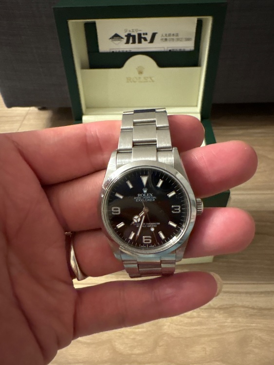 ロレックス エクスプローラー 11427（高級時計）の商品画像 - 査定依頼日：2025年9月29日 - 最高査定価格：880,000円