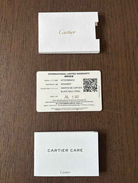 カルティエ サントス WSSA003（高級時計）の商品画像 - 査定依頼日：2025年5月28日 - 最高査定価格：900,000円