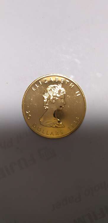 メイプルリーフ金貨、1/2オンス（金・貴金属）の商品画像 - 査定依頼日：2025年1月5日 - 最高査定価格：223,000円