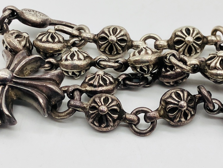 CHROME HEARTS　クロスボールチェーン スモールCHクロス ネックレ（古着・ファッション）の商品画像 - 査定依頼日：2026年7月25日 - 最高査定価格：100,000円