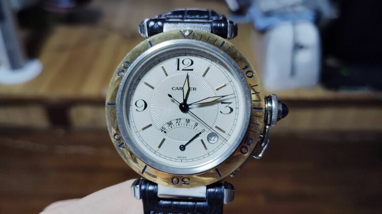 カルティエ パシャ （高級時計）の商品画像 - 査定依頼日：2025年8月1日 - 最高査定価格：300,000円