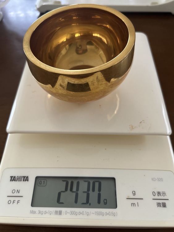 おりん（金・貴金属）の商品画像 - 査定依頼日：2025年6月6日 - 最高査定価格：3,150,000円