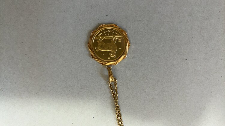 コインペンダント（金・貴金属）の商品画像 - 査定依頼日：2025年4月9日 - 最高査定価格：189,555円