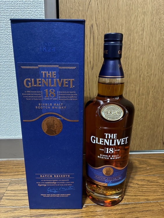 グランリベット18年（お酒）の商品画像 - 査定依頼日：2026年8月5日 - 最高査定価格：7,000円