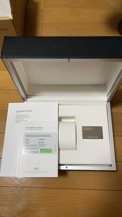 IWC ポルトギーゼ い500107（高級時計）の商品画像 - 査定依頼日：2025年3月30日 - 最高査定価格：740,000円